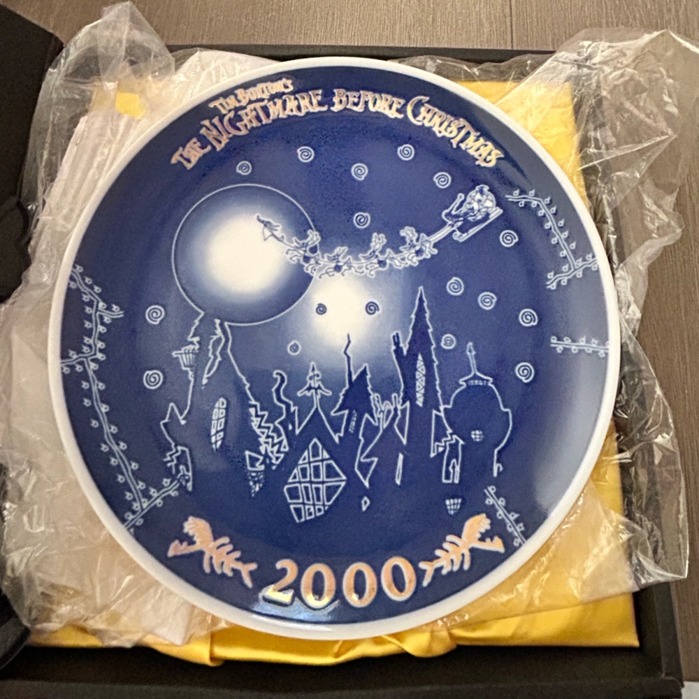 Disney Nightmare Before Christmas 2000 LE Plate